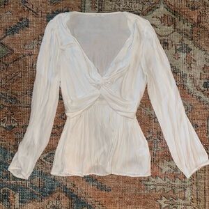 Flattering white top